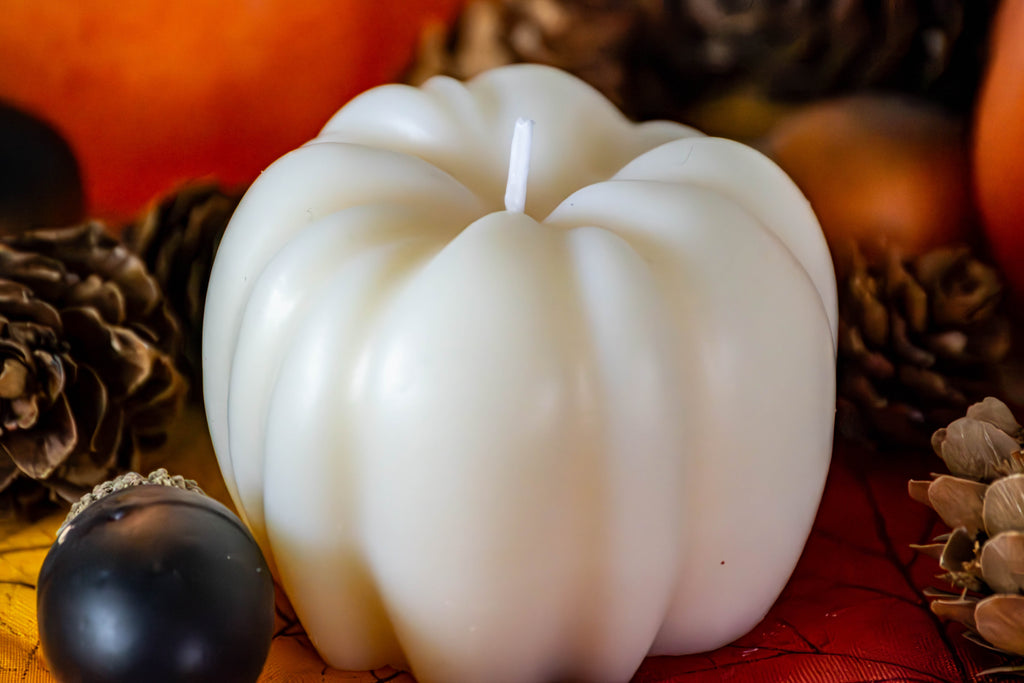 Bougie Citrouille en Cire de Coco | Sans Parfum
